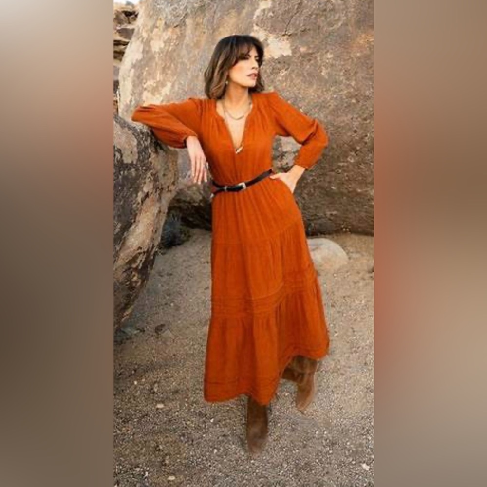 XÍRENA dress (Addison style in Ginger)